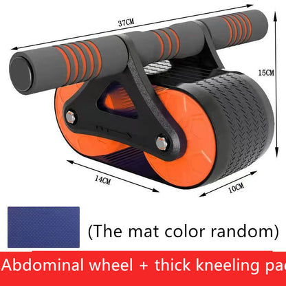 Double Wheel Abdominal Exerciser Rebound