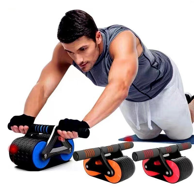 Double Wheel Abdominal Exerciser Rebound
