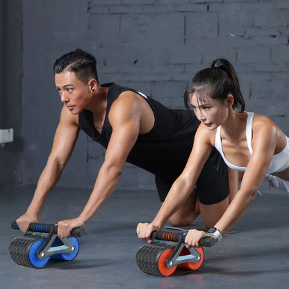 Double Wheel Abdominal Exerciser Rebound