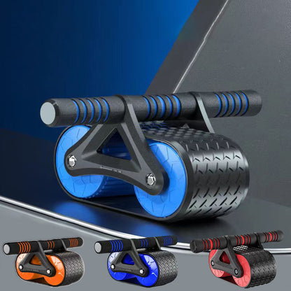 Double Wheel Abdominal Exerciser Rebound
