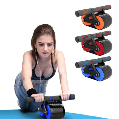 Double Wheel Abdominal Exerciser Rebound